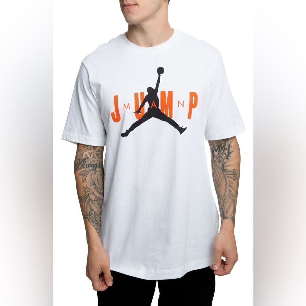 NIKE SS JUMPMAN JUMPMAN T-SHIRT WHITE MICHAEL JORDAN SIZE LARGE